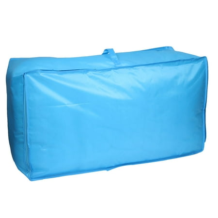 Pillow Storage Box - Foldable Dustproof Zippered Quilt Blanket Pillow Storage Bag Case Container