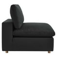 thumbnail image 2 of Modway Commix 4 Piece Down Filled Overstuffed Sectional Sofa Set in Black, 2 of 10