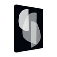 thumbnail image 4 of Canvas Wall Art - Tom Quartermaine 'Black and White Mid Century Abstract 3' Wall Art for Living Room, Bedroom, or Office Décor by Trademark Fine Art - 14 x 19 Inches, 4 of 4