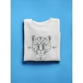 thumbnail image 3 of Leopard Head Design. Sweatshirt Men -Image by Shutterstock, Male 4X-Large, 3 of 4