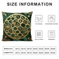 thumbnail image 5 of Gold Honeycomb Throw Pillow Covers ,Rainbow Marble Pillow Covers,Hexagon Beehive Plant Leaves Cushion Covers,Geometry Simplistic Fluid Ombre Art Accent Pillow Cases, 5 of 5