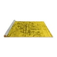 thumbnail image 2 of Ahgly Company Machine Washable Indoor Rectangle Abstract Yellow Contemporary Area Rugs, 8' x 10', 2 of 4