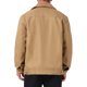 thumbnail image 3 of Abrigo de invierno INSPIRE CHIC para hombres, con cuello, botones frontales, forro de felpa, bolsillos, chaqueta de camionero, color caqui oscuro, 3 of 6