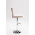 thumbnail image 3 of Yorkie Velours Rembourré Moderne Tabouret de Bar Pivotant en Beige (Lot de 2), 3 of 4