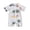 M74 White, variant on Tfken Swimwear Bodysuit For Kids Boys Summer Rash Guard Hawaii Print Swim Onesie Short Sleeve Swimsuit Beach Swimming Quick-Dry Zipper Chlid Breathable Bathing Suits Size 18-24 Months White