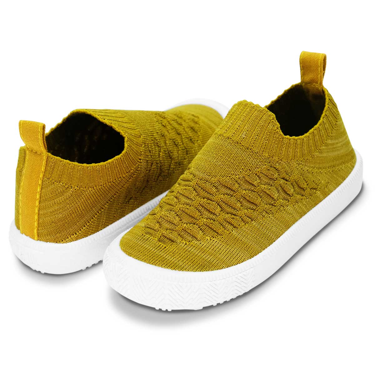 Jan & Jul Girls Shoes for Kids, Slip-on Toddler Sneakers (Mustard, US Size 11) - image 3 of 6