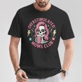 thumbnail image 2 of Overstimulated Moms Club T-Shirt – Skull Graphic Messy Mom Life Tee, Funny Mother's Day Gift for Tired Moms, Bold and Relatable Mom Shirt, 2 of 3