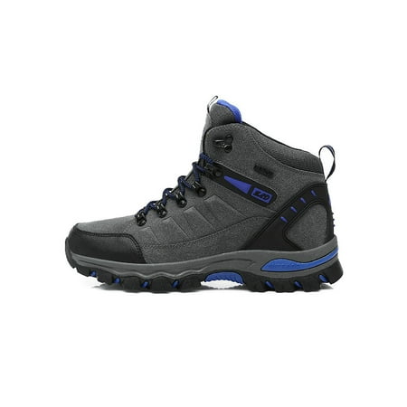 

Avamo Unisex Comfortable Trekking Shoe Lace Up Walking Non-Slip Round Toe Ankle Boots Dark Gray 7.5