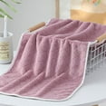 thumbnail image 1 of Xihbxyly Las mejores ofertas Toalla de baño absorbente y suave con estampado de osos en cinco colores., 1 of 3