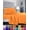 Elite Orange, variant on Elegant Comfort 1800 Series Queen Bed Sheet Set Deep Pocket Vibrant Orange