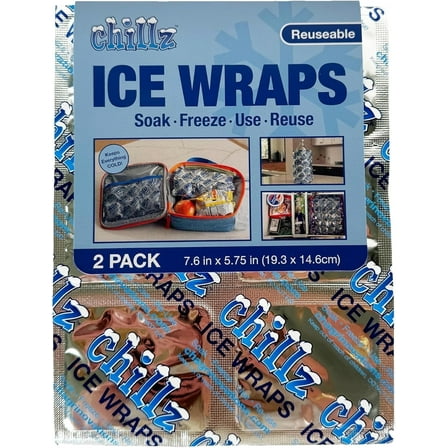 Chillz Reusable Ice Sheets Ice Packs (2 Pack)