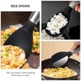 thumbnail image 3 of 1pc Stainless Steel Silicone Rice Spoon Hanging Hole Rice Scoop Home Tableware, 3 of 9