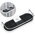 thumbnail image 1 of Estante de ducha universal sin taladros, altura ajustable para rieles de 19 a 25 mm, perfecto para organizar el baño, 1 of 8