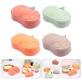 thumbnail image 1 of KONTONTY 4Set Plastic Soap Dishes Assorted Color Keep Dry and Clean Home Use, 1 of 7