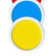 thumbnail image 4 of Rainbow Craft Ink Pad Vivid Multi-Colored Round Jumbo for Wood Teachers Kids, 4 of 9