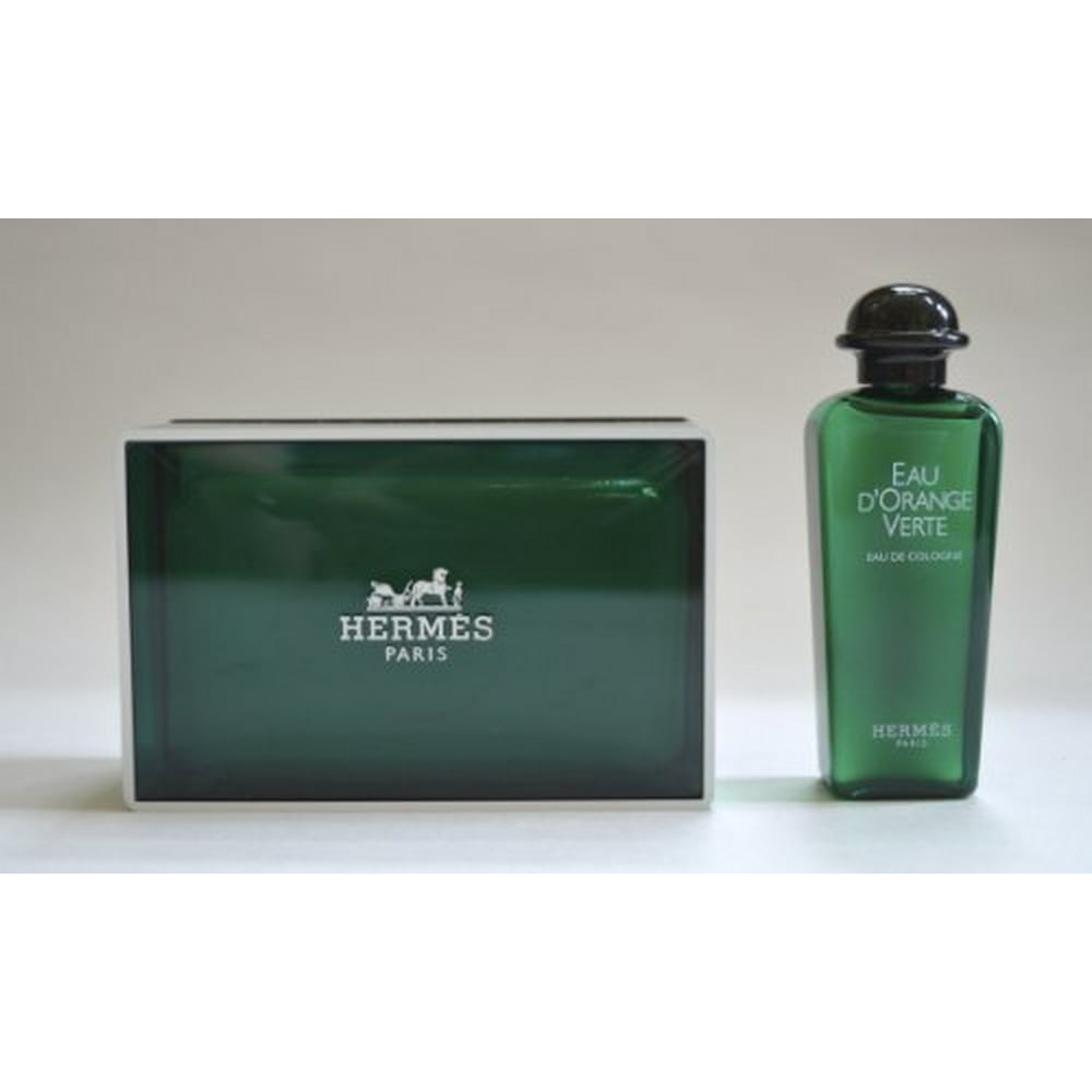 Hermes Hermes Paris Gift Set Boxed d'Orange Verte Savons Parfumes Soap 150 Gm and Eau d