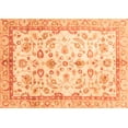 thumbnail image 1 of Ahgly Company Indoor Rectangle Oriental Orange Traditional Area Rugs, 2' x 3', 1 of 4