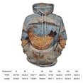 thumbnail image 4 of Mediterranean Style Mosaic Regular Fit Hoodie, Sporty Pullover Hooded Sweatshirt for Men Women XL, 4 of 6