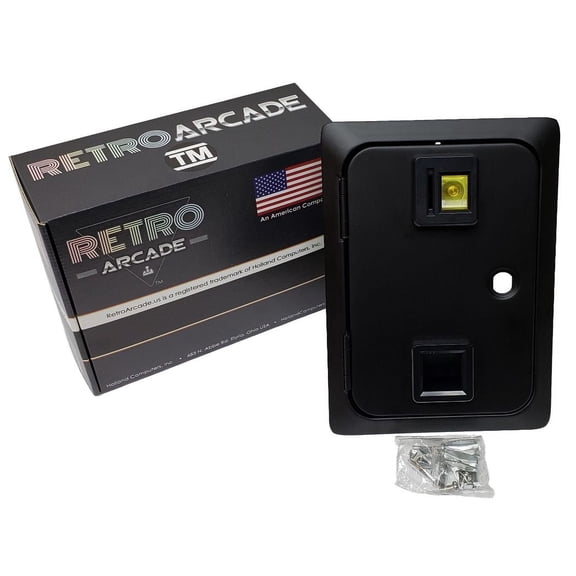 Arcade game single entry Coin Door blank, Coin mech's and lock sold separately