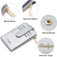 thumbnail image 5 of RFID Card Holder Wallet for Women Slim Wallets Bifold Multi Card Case Zipper Coin Purse, 5 of 5
