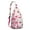 Pink, White, Grey, variant on Farm Animal Sling Backpack - Funny Pig & Floral Print Design, Stylish Shoulder Pack for Travel & Outdoor Activities