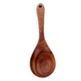 thumbnail image 5 of PAMINGONO Acacia Wood Utensils Wide and Deep Paddle Serving Spoon for Family Meals 1Pack, 5 of 8