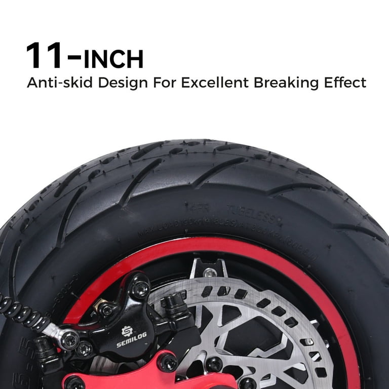 Powerful Electric Scooter for Adult, Dual Motor 3000W*2 , 11'' Off-road Tires, Max Speed 50mph, 50miles Range, Dual Hydraulic Disc Brake, Foldable eScooter