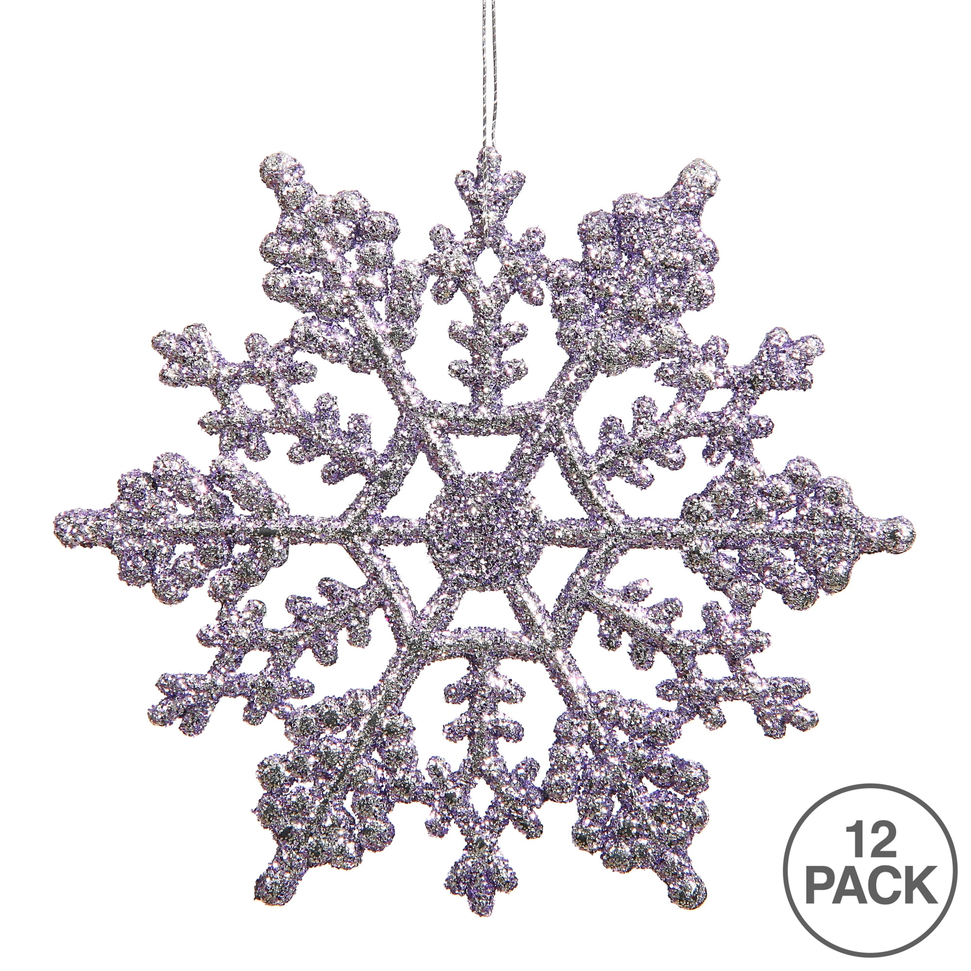 25mm 1-Inch Snowflake Sequins for Christmas Crafts (Pack of 100) (Metallic  Silver)