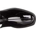 thumbnail image 5 of Sam Edelman Lydia Black Chunky Lug Sole Rounded Toe Over The Knee Fashion Boots (Black Patent, 5), 5 of 6