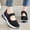 Black, variant on Xysaqa Slip on Work Shoes Women, Dress Shoes for Women Women's New Large Size Casual Mesh Slip-on Women's Shoes Soft Sole Breathable Fashion Mother Shoes Work Office Shoes Womens on Clearance