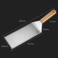thumbnail image 4 of profesion: Volteador de de material acero Inoxidable de Grado Alimenticio Y para Plancha, Volteador de Hamburguesas para Cocinar a Macarena raspador de plancha, 4 of 5