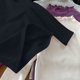 thumbnail image 4 of Blusas y camisas de manga larga con cuello redondo para niños, sudadera deportiva informal de color liso con cuello redondo y manga larga para niñas, top de poliéster, 4 of 5