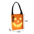 thumbnail image 2 of HUASHENG Halloween Bag Candy Bag: A Must For Decoration Funny Pattern Design Portable And Practical Full Of Festive Atmosphere Sugar Artifact, 2 of 4