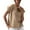 Fall Clothes Khaki, variant on Womens Cotton Linen Tops, Cap Sleeve Shirts for Women Casual Loose Fit Solid Color Notch V Neck Dressy Blouses