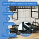 thumbnail image 4 of Escurridor de platos Happy Life acero inoxidable 2 niveles, 4 of 11