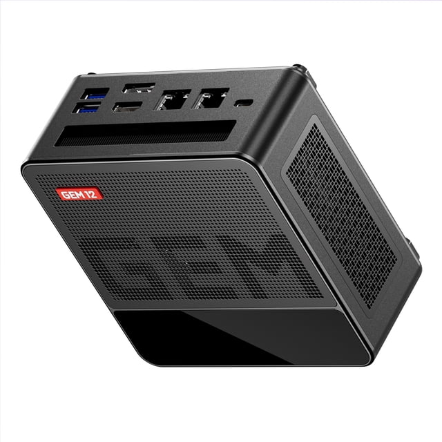 PC Aoostar Mini PC 11Pro 32G DRR5 RAM 1T SSD Mini Desktop Computer Ryzen ™ 9 6900HX Procesador 8 Núcle 16 Subprocesos Wifi6 BT5.2 Wifi6 BT5.2 Dual 2.5G Puertos Lan