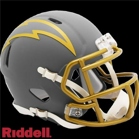 Los Angeles Chargers Slate Riddell NFL Speed Mini Helmet