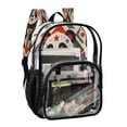 thumbnail image 6 of Iauyy Clear Backpack Heavy Duty PVC Transparent Backpack for College Workplace, Star Panda Art, 6 of 8