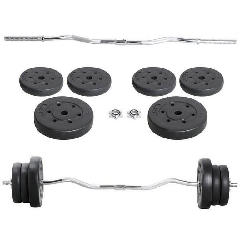 Curl bar with weights walmart sale