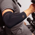 thumbnail image 5 of Tommie Copper Infrared Compression Elbow Sleeve, Black, L/XL, 5 of 8