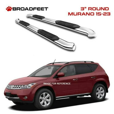 Stainless Steel 3" Round Side Step Tubular Boards Fit 2015-2020 Nissan Murano
