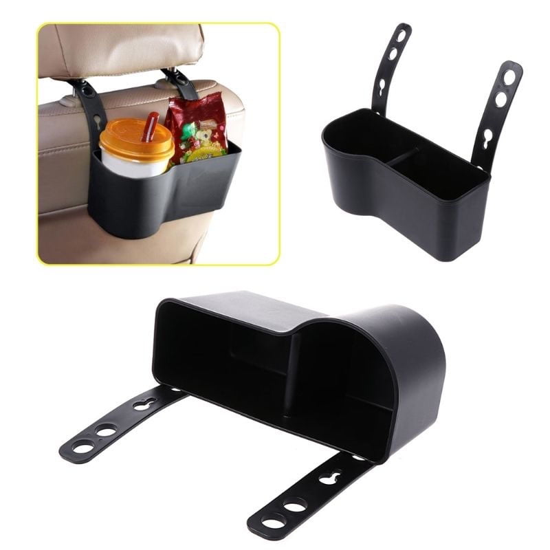 Car Headrest Seat Back Mount Organizer Cup Drink Holder Storage Box;Car