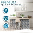 thumbnail image 6 of Mi Alma Peel and Stick Delft Vintage D22 Backsplash Vinyl Tile Stickers, Light Blue, 5" x 5" (24-Pack), 6 of 7