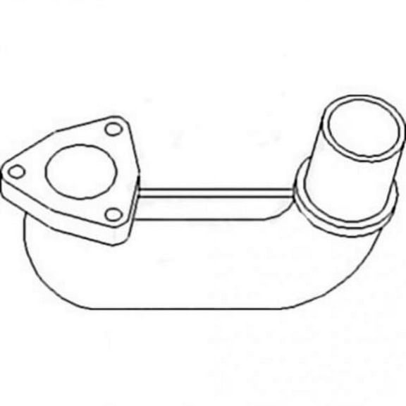 Exhaust Manifold Elbow fits Massey Ferguson 294 154 174 184 194 274 294 374 384 394 3300940M1