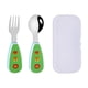 thumbnail image 1 of Juego de 2 utensilios para niños pequeños, bonito juego de cuchara y tenedor, innovador C F7X9, 1 of 1