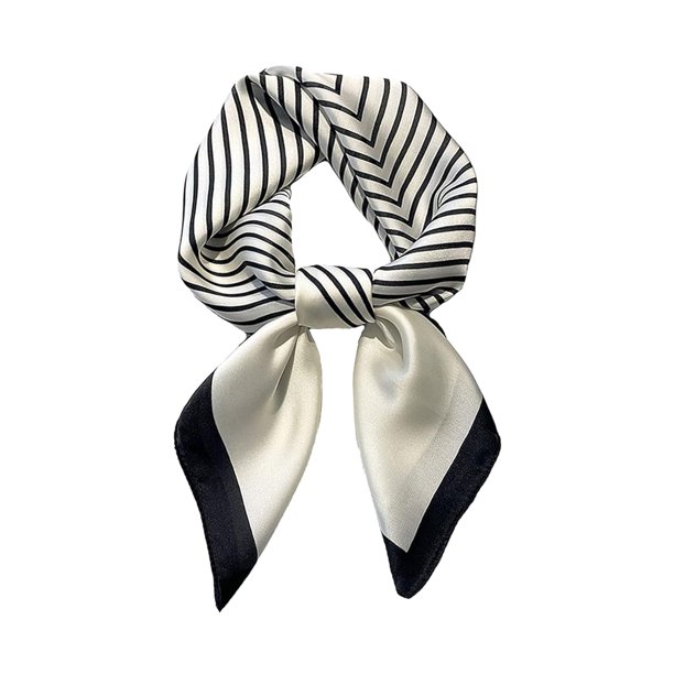 Bufanda de pelo de moda para mujer, ligera, de gasa, con sensación de cabeza, pañuelos cuadrados, 27,5 × 27,5 pulgadas