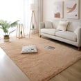 thumbnail image 1 of sasyxdc Super Soft Shaggy Area Rugs Fluffy Carpets  Indoor Area Rugs for Living Room Bedroom Kids  College Students Home Decor  Rectangular Fuzzy Rug  3x5 Feet  Solid-LightGrey dyu, 1 of 6