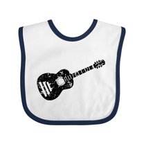 Inktastic Grunge Guitar Boys or Girls Baby Bib