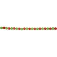 thumbnail image 1 of Northlight Guirlande de Noël Pailletée Rouge et Verte de 6 Pieds, Unlit, 1 of 3