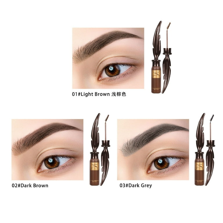 Eyebrow Tint Gel and Brow Filler Eyebrow Mascara with Brush to